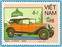 (1985-081a) Марка Вьетнам "Фиат, 1927"  Без перфорации  Выставка марок Italia `85, Автомобили III Θ